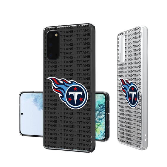 Tennessee Titans Blackletter Clear Case - 757 Sports Collectibles