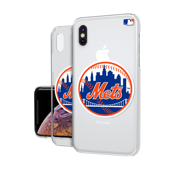 New York Mets Insignia Clear Case - 757 Sports Collectibles