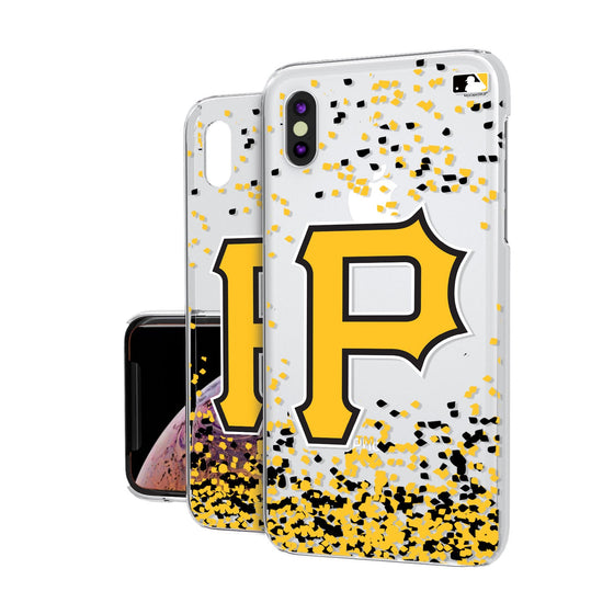 Pittsburgh Pirates Confetti Clear Case - 757 Sports Collectibles