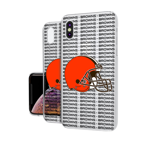 Cleveland Browns Blackletter Clear Case - 757 Sports Collectibles