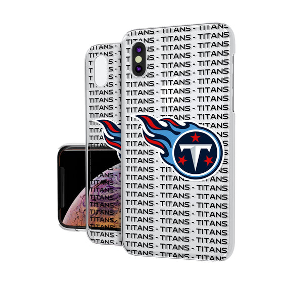 Tennessee Titans Blackletter Clear Case - 757 Sports Collectibles