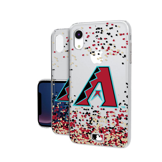 Arizona Diamondbacks Confetti Clear Case - 757 Sports Collectibles