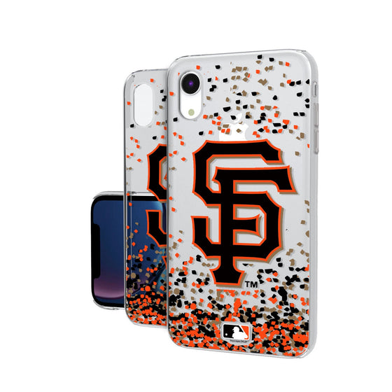 San Francisco Giants Confetti Clear Case - 757 Sports Collectibles