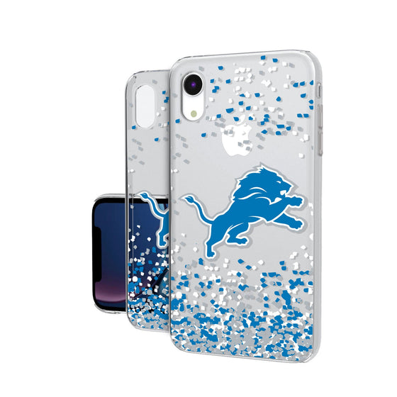 Detroit Lions Confetti Clear Case - 757 Sports Collectibles