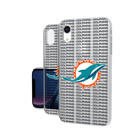 Miami Dolphins Blackletter Clear Case - 757 Sports Collectibles