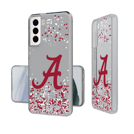 Alabama Crimson Tide Confetti Clear Case-1