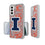 Illinois Fighting Illini Paisley Clear Case-1