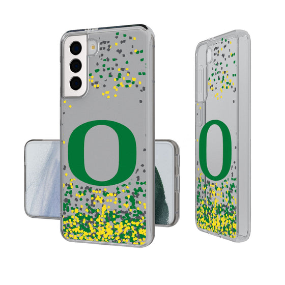 Oregon Ducks Confetti Clear Case-1