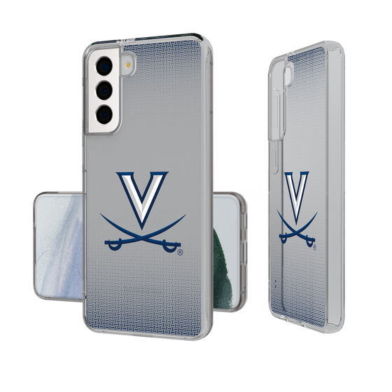 Virginia Cavaliers Linen Clear Phone Case-1