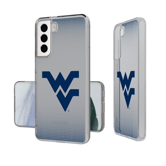 West Virginia Mountaineers Linen Clear Phone Case-1