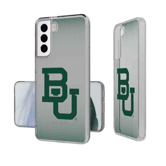 Baylor Bears Linen Clear Phone Case-1