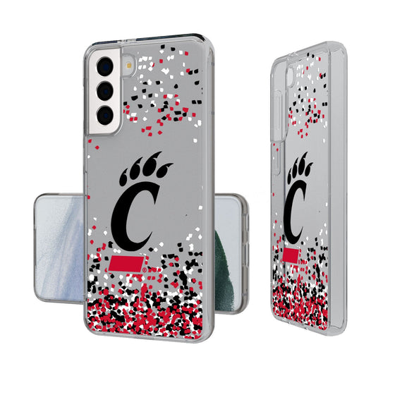 Cincinnati Bearcats Confetti Clear Case-1