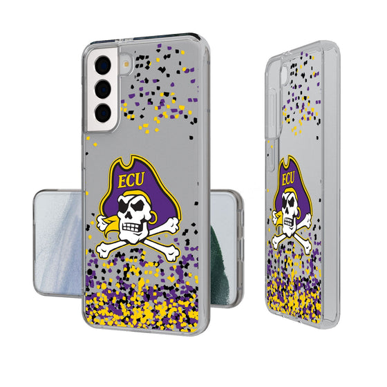 East Carolina Pirates Confetti Clear Case-1