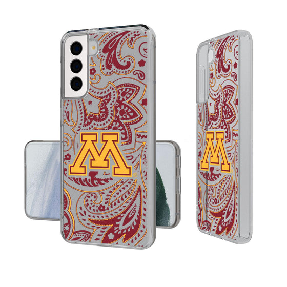 Minnesota Golden Gophers Paisley Clear Case-1