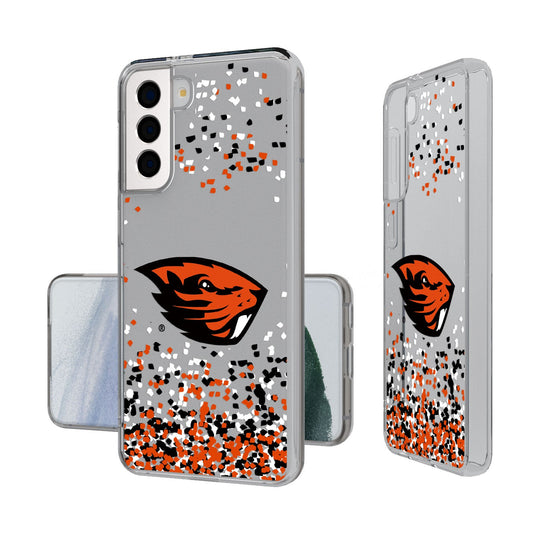 Oregon State Beavers Confetti Clear Case-1