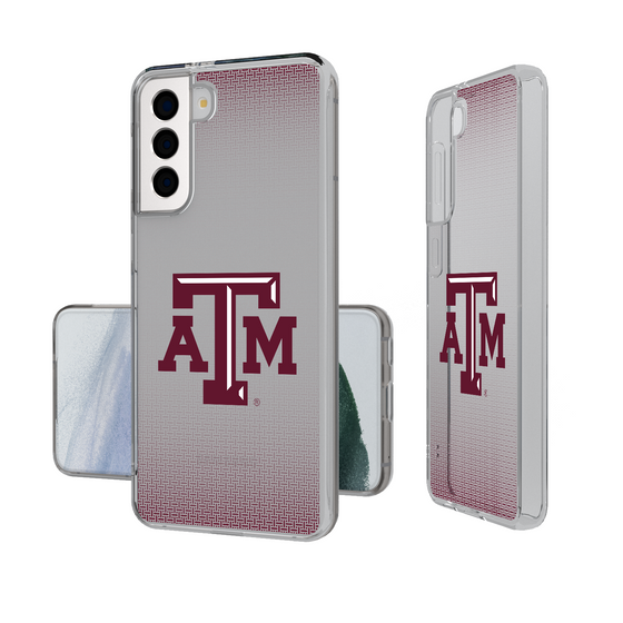 Texas A&M Aggies Linen Clear Phone Case-1