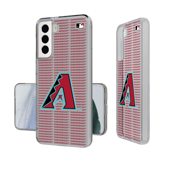 Arizona Diamondbacks Blackletter Clear Case-1