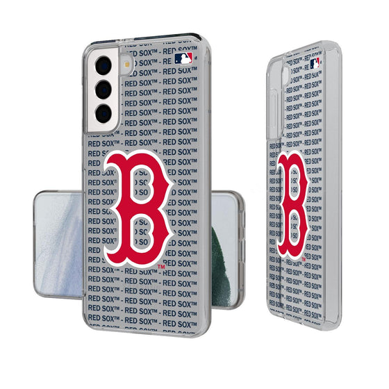 Boston Red Sox Blackletter Clear Case-1