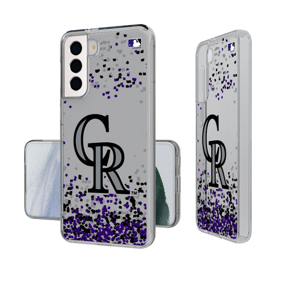 Colorado Rockies Confetti Clear Case - 757 Sports Collectibles