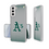 Oakland Athletics Linen Clear Phone Case-1