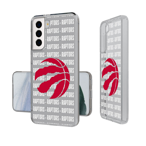 Toronto Raptors Blackletter Clear Case-1