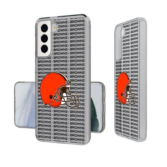 Cleveland Browns Blackletter Clear Case - 757 Sports Collectibles