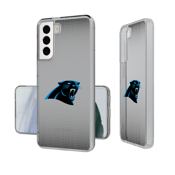 Carolina Panthers Linen Clear Phone Case-1