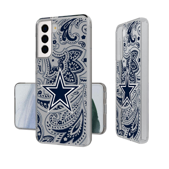 Dallas Cowboys Paisley Clear Case-1