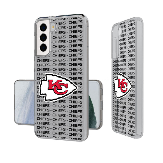 Kansas City Chiefs Blackletter Clear Case - 757 Sports Collectibles