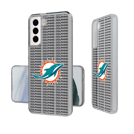 Miami Dolphins Blackletter Clear Case - 757 Sports Collectibles