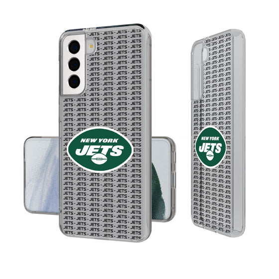 New York Jets Blackletter Clear Case - 757 Sports Collectibles