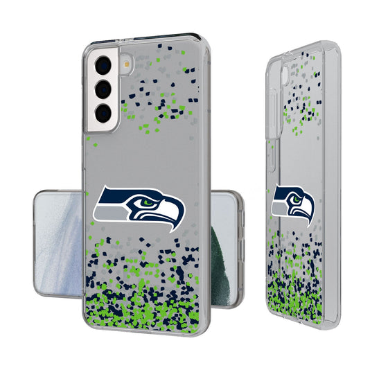 Seattle Seahawks Confetti Clear Case - 757 Sports Collectibles