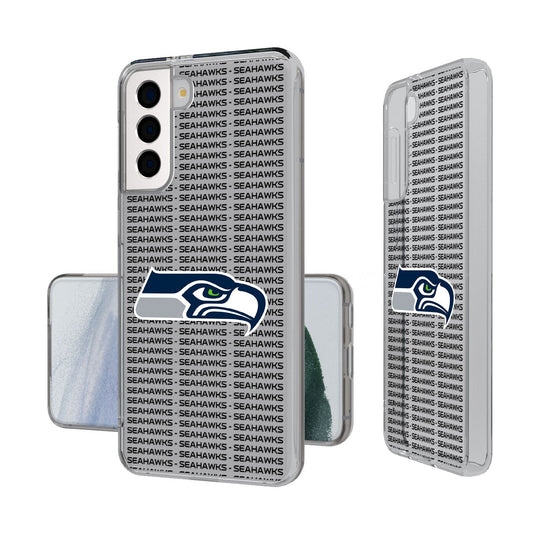 Seattle Seahawks Blackletter Clear Case - 757 Sports Collectibles