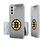 Boston Bruins Linen Clear Phone Case-1