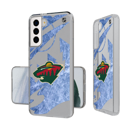 Minnesota Wild Ice Tilt Clear Case-1