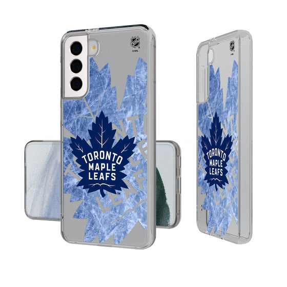 Toronto Maple Leafs Ice Tilt Clear Case-1