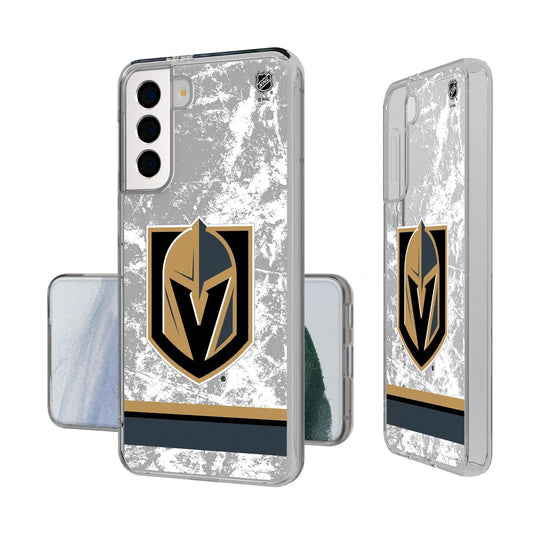 Vegas Golden Knights Ice Stripe Clear Case-1