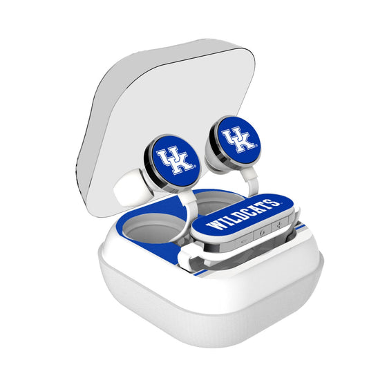 Kentucky Wildcats Stripe Wireless Earbuds-0