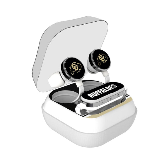 Colorado Buffaloes Stripe Wireless Earbuds-0