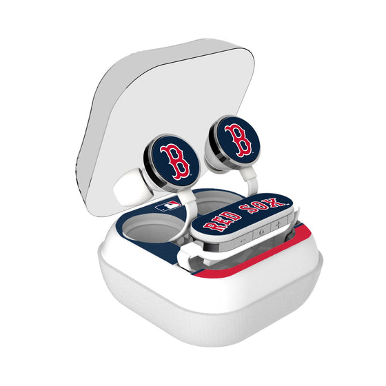 Boston Red Sox Stripe Wireless Earbuds - 757 Sports Collectibles