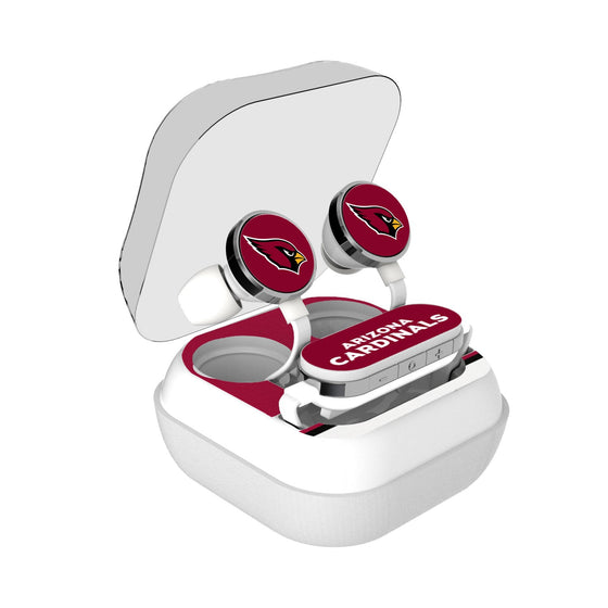 Arizona Cardinals Stripe Wireless Earbuds - 757 Sports Collectibles