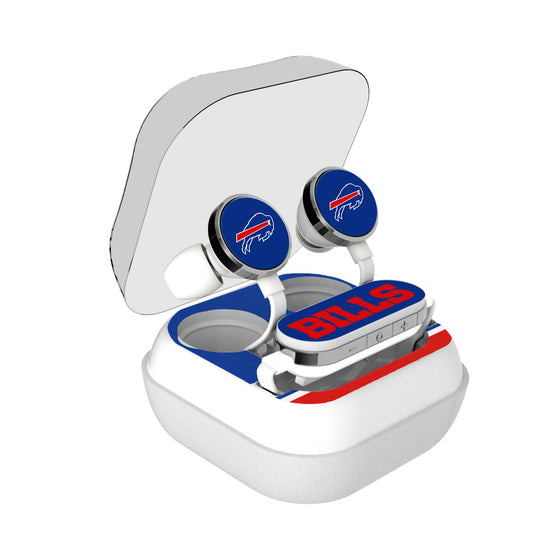 Buffalo Bills Stripe Wireless Earbuds - 757 Sports Collectibles