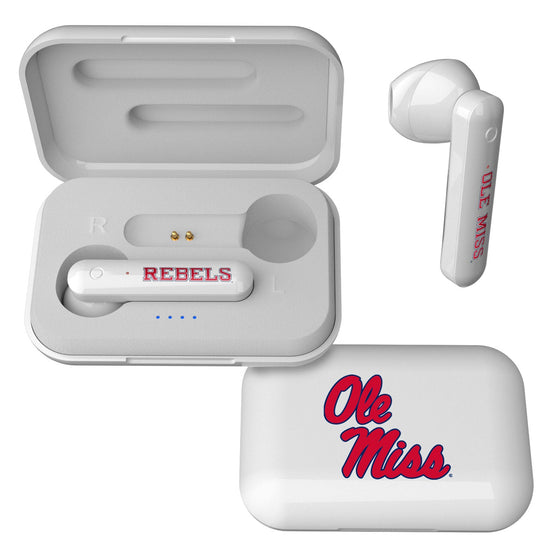 Mississippi Ole Miss Rebels Insignia Wireless Earbuds-0