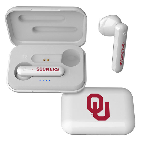 Oklahoma Sooners Insignia Wireless Earbuds-0