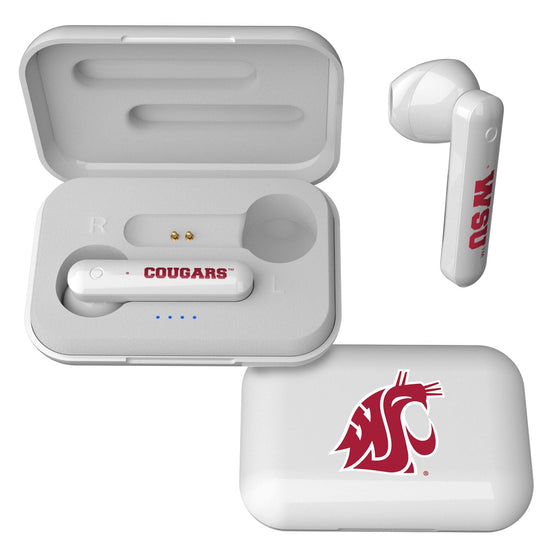 Washington State Cougars Insignia Wireless Earbuds-0