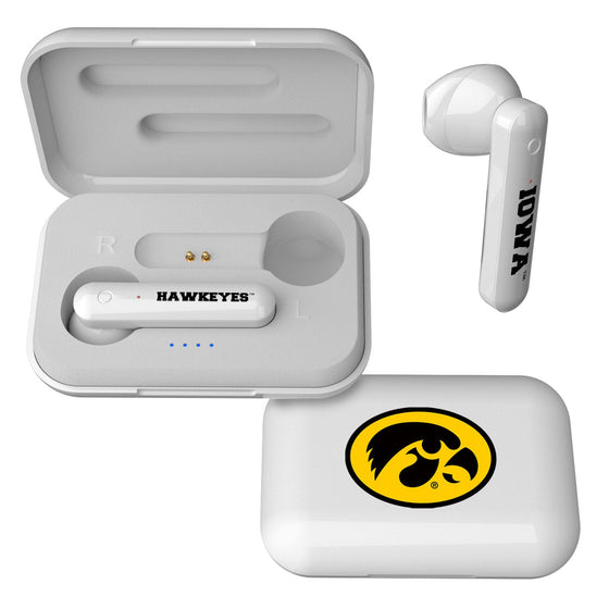 Iowa Hawkeyes Insignia Wireless Earbuds-0