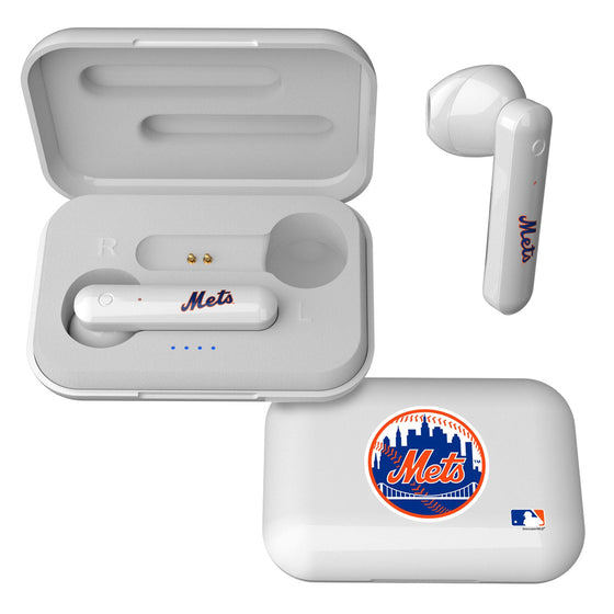 New York Mets Insignia Wireless Earbuds - 757 Sports Collectibles