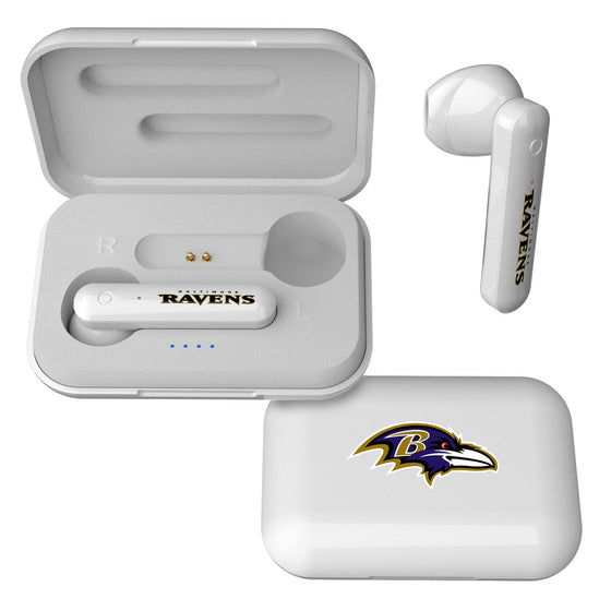 Baltimore Ravens Insignia Wireless Earbuds - 757 Sports Collectibles