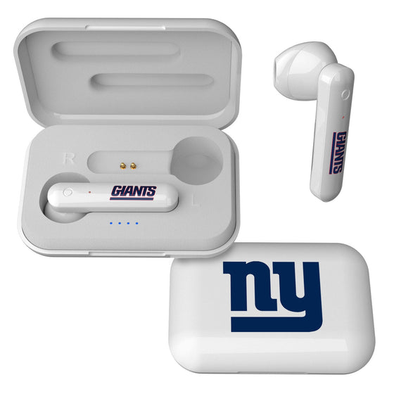 New York Giants Insignia Wireless Earbuds - 757 Sports Collectibles