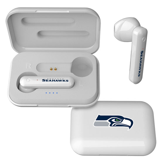 Seattle Seahawks Insignia Wireless Earbuds - 757 Sports Collectibles